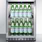 Summit 24" Wide Outdoor Mini Reach-In Beverage Center with Dolly SCR611GLOSRI-Beverage Centers-The Wine Cooler Club