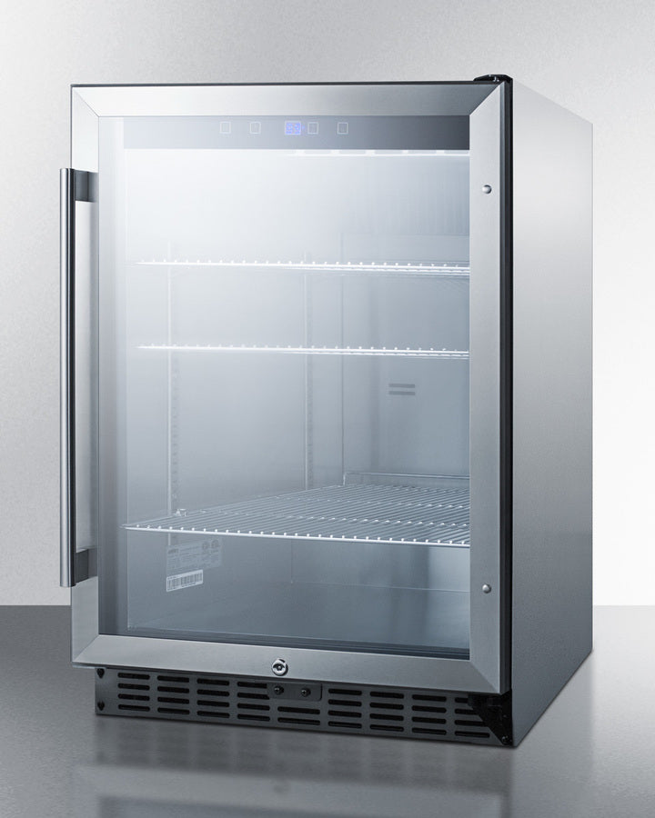 Summit 24" Wide Outdoor Beverage Center SCR611GLOS-Beverage Centers-The Wine Cooler Club