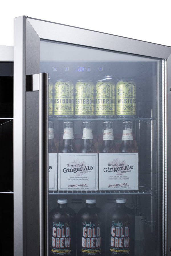 Summit 24" Wide Outdoor Beverage Center SCR611GLOS-Beverage Centers-The Wine Cooler Club