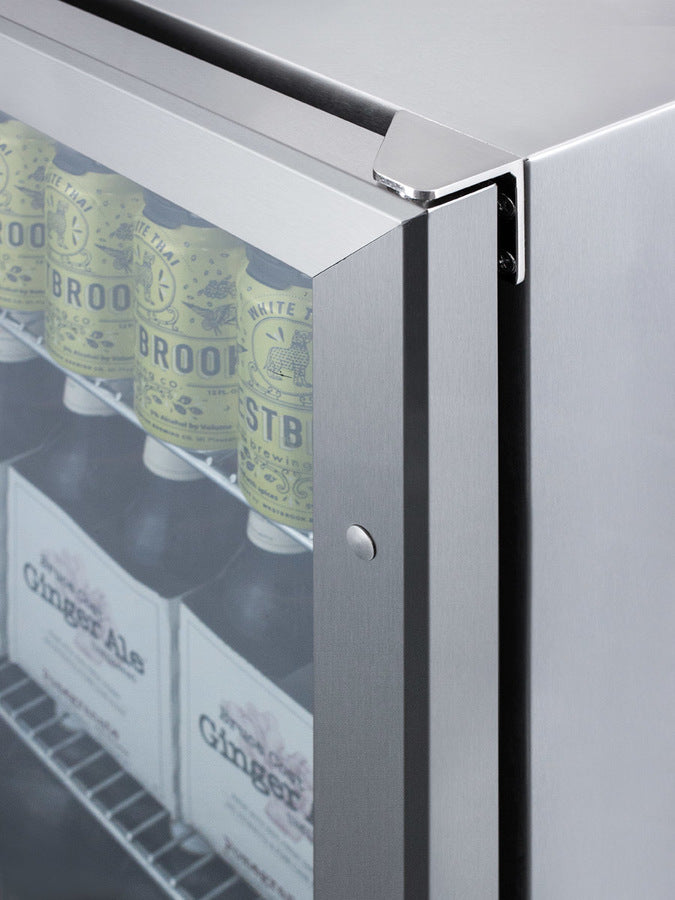 Summit 24" Wide Outdoor Beverage Center SCR611GLOS-Beverage Centers-The Wine Cooler Club