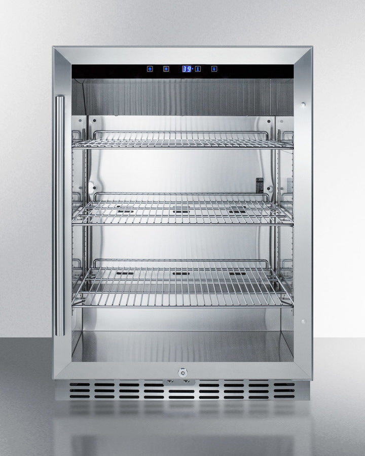 Summit 24" Wide Outdoor Beverage Center SCR611GLOS-Beverage Centers-The Wine Cooler Club