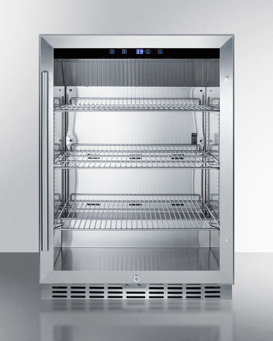 Summit 24" Wide Outdoor Beverage Center SCR611GLOS-Beverage Centers-The Wine Cooler Club
