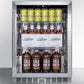 Summit 24" Wide Outdoor Beverage Center SCR611GLOS-Beverage Centers-The Wine Cooler Club