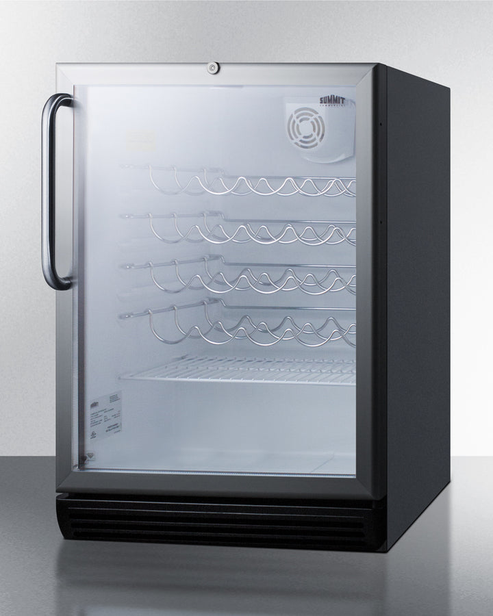 Summit 24" Wide Built-In Wine Cellar, ADA Compliant SWC6GBLBITBADA-Wine Cellars-The Wine Cooler Club