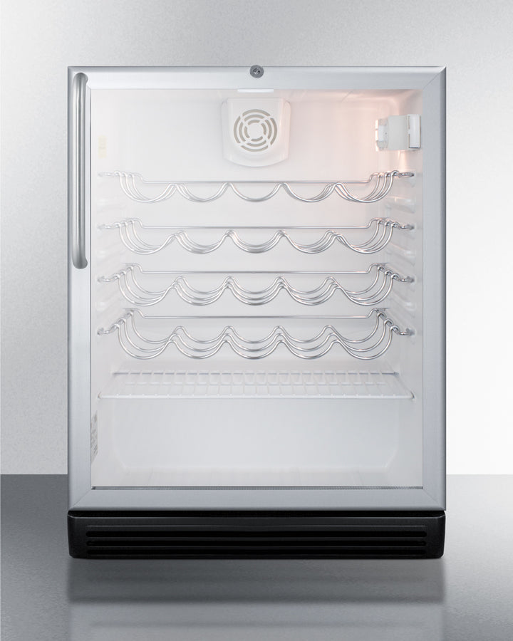 Summit 24" Wide Built-In Wine Cellar, ADA Compliant SWC6GBLBITBADA-Wine Cellars-The Wine Cooler Club