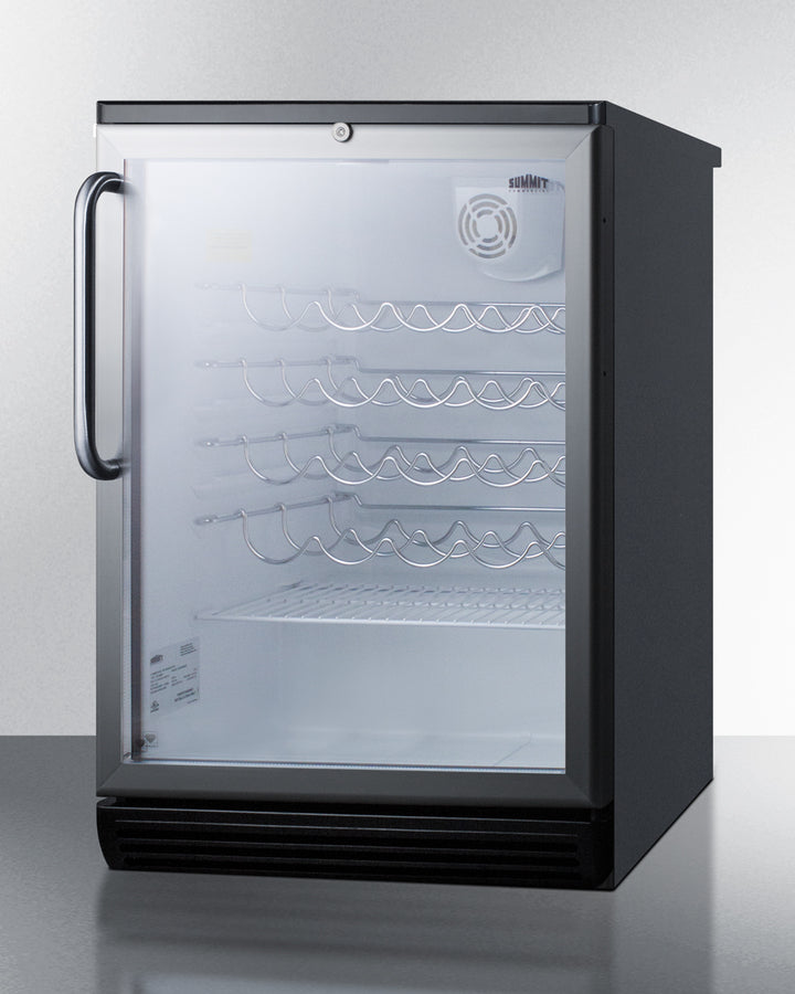 Summit 24" Wide Built-In Wine Cellar SWC6GBLBITB-Wine Cellars-The Wine Cooler Club