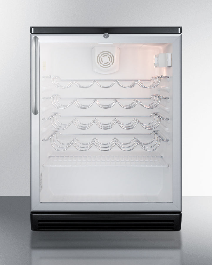 Summit 24" Wide Built-In Wine Cellar SWC6GBLBITB-Wine Cellars-The Wine Cooler Club