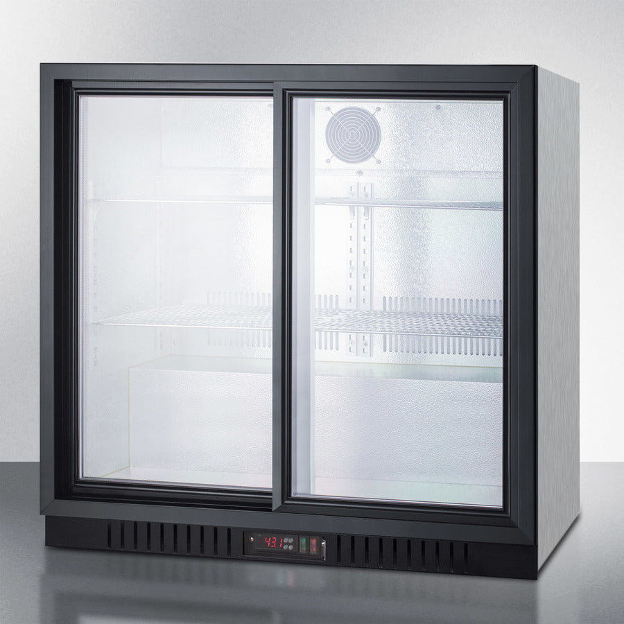 Summit 36" Wide Beverage Center SCR700BCSS-Beverage Centers-The Wine Cooler Club