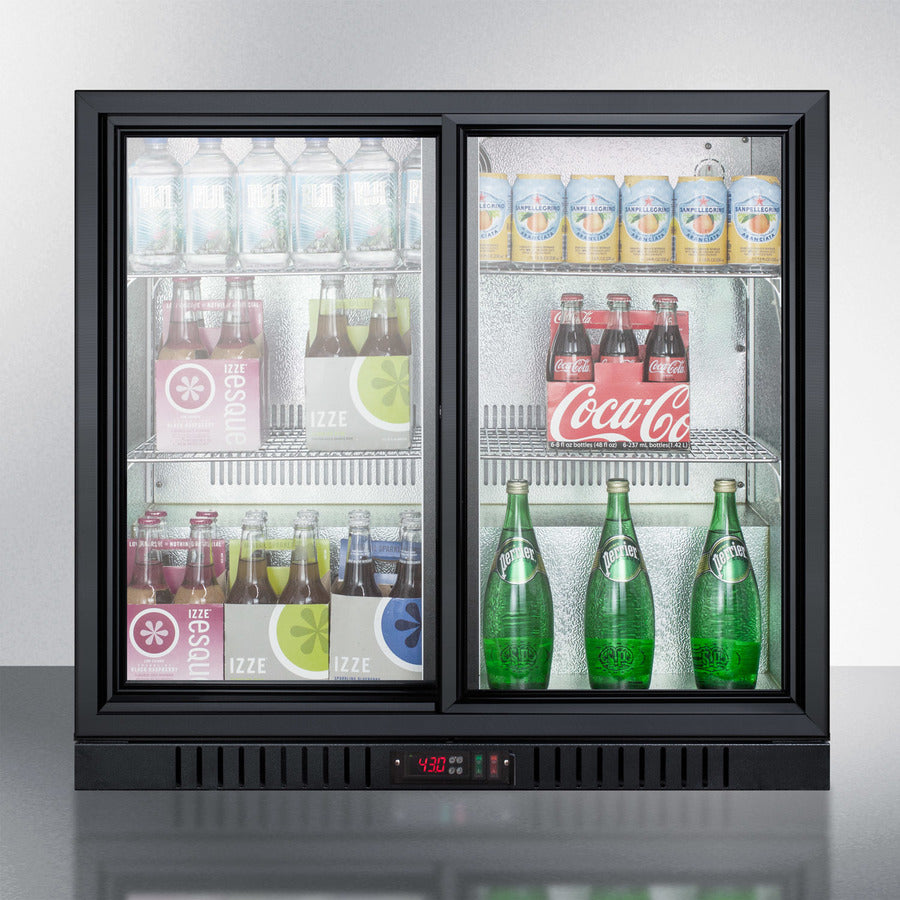 Summit 36" Wide Beverage Center SCR700BCSS-Beverage Centers-The Wine Cooler Club
