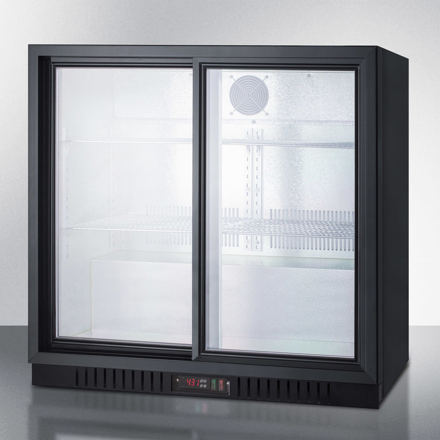 Summit 36" Wide Beverage Center SCR700B-Beverage Centers-The Wine Cooler Club
