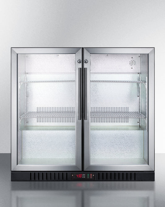 Summit 36" Wide Beverage Center SCR7012DB-Beverage Centers-The Wine Cooler Club