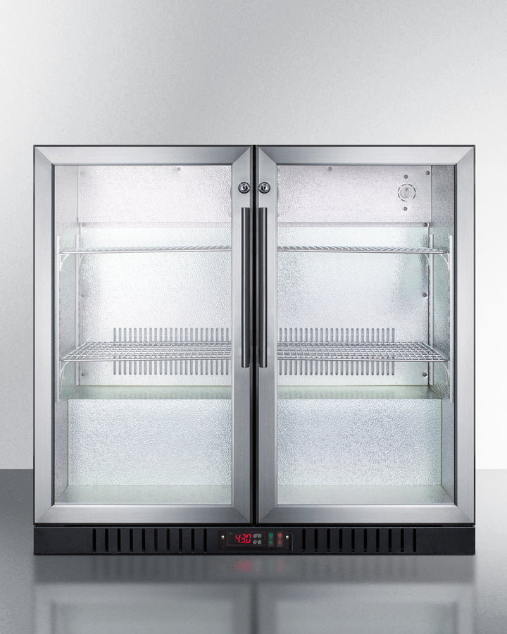 Summit 36" Wide Beverage Center SCR7012DBCSS-Beverage Centers-The Wine Cooler Club