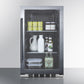 Summit Shallow Depth Indoor/Outdoor Beverage Cooler SPR488BOSH34CSS-Beverage Centers-The Wine Cooler Club