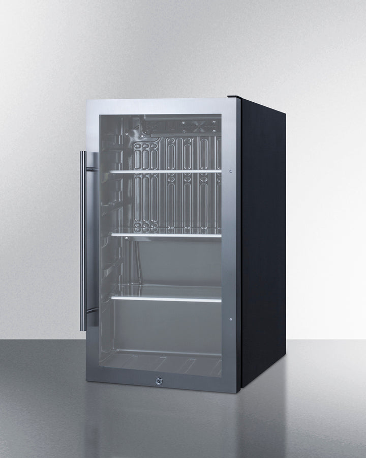 Summit Shallow Depth Indoor/Outdoor Beverage Cooler, ADA Compliant SPR488BOSADA-Beverage Coolers-The Wine Cooler Club