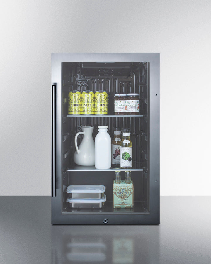 Summit Shallow Depth Indoor/Outdoor Beverage Cooler, ADA Compliant SPR488BOSADA-Beverage Coolers-The Wine Cooler Club