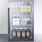 Summit Shallow Depth Indoor/Outdoor Beverage Cooler SPR489OSCSS-Beverage Centers-The Wine Cooler Club