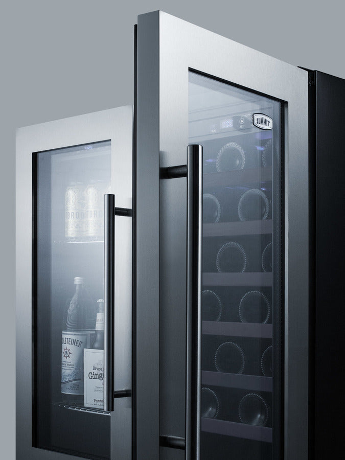Summit 30" Wide Built-In Wine/Beverage Center SWBV3067B-Beverage Centers-The Wine Cooler Club