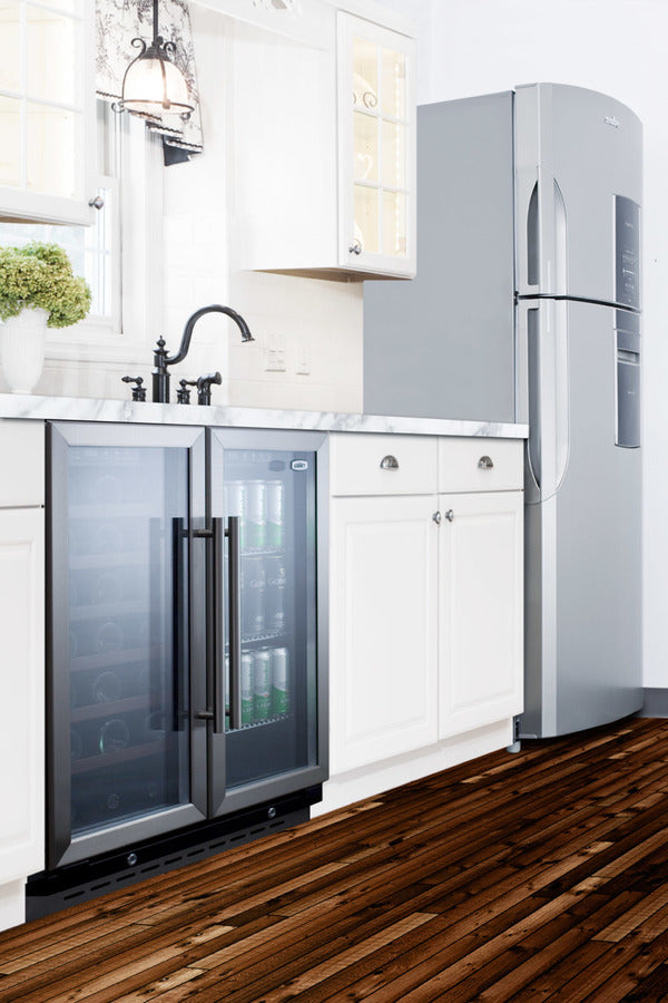 Summit 30" Wide Built-In Wine/Beverage Center SWBV3067B-Beverage Centers-The Wine Cooler Club