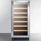 Summit 15" Wide Built-In Wine Cellar SWC1535BCSS-Wine Cellars-The Wine Cooler Club
