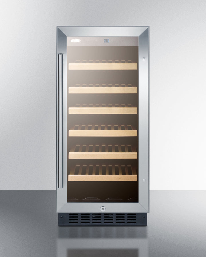 Summit 15" Wide Built-In Wine Cellar SWC1535BCSS-Wine Cellars-The Wine Cooler Club