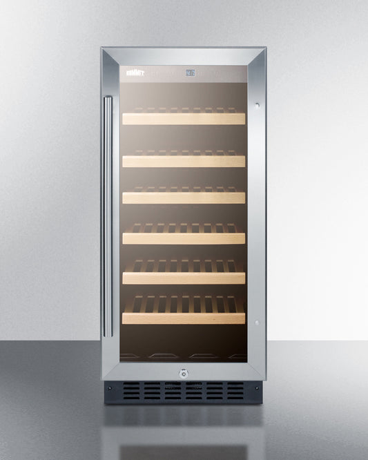 Summit 15" Wide Built-In Wine Cellar SWC1535BCSS-Wine Cellars-The Wine Cooler Club