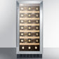 Summit 15" Wide Built-In Wine Cellar SWC1535BCSS-Wine Cellars-The Wine Cooler Club