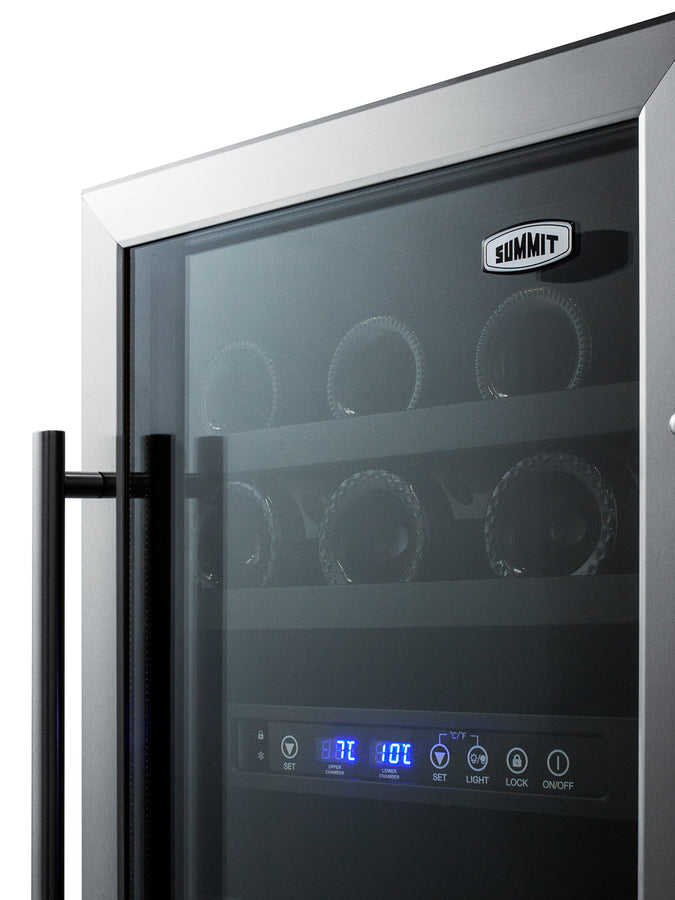 Summit 18" Wide Built-In Wine Cellar, ADA Compliant SWC182ZCSSADA-Wine Cellars-The Wine Cooler Club