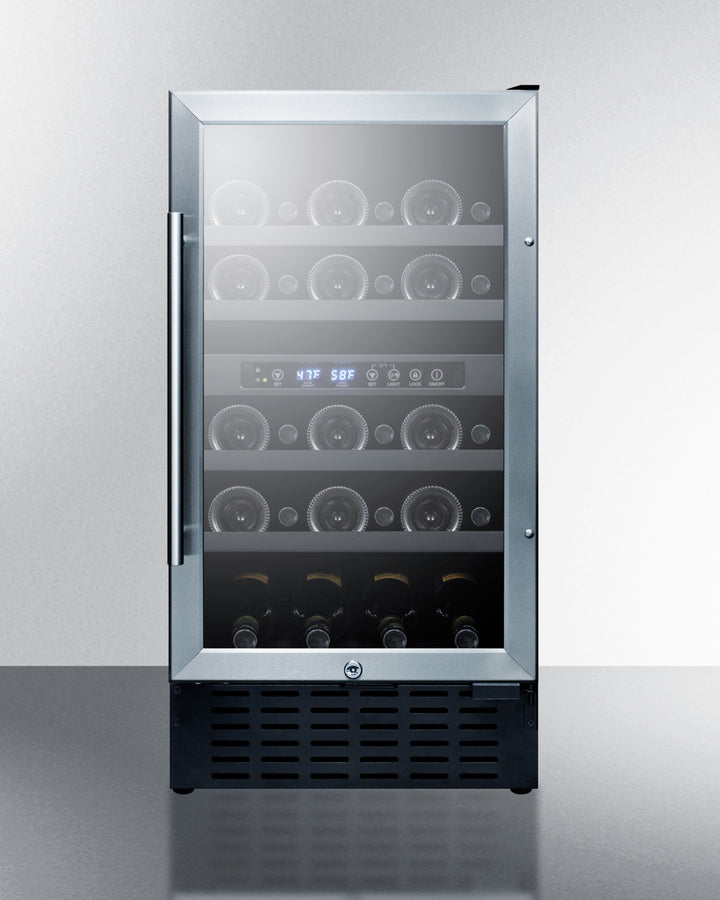 Summit 18" Wide Built-In Wine Cellar, ADA Compliant SWC182ZCSSADA-Wine Cellars-The Wine Cooler Club