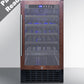 Summit 18" Wide Undercounter Wine Cellar (Panel Not Included) SWC1840BPNR-The Wine Cooler Club