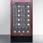 Summit 18" Wide Undercounter Wine Cellar (Panel Not Included) SWC1840BPNR-The Wine Cooler Club