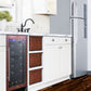 Summit 18" Wide Undercounter Wine Cellar (Panel Not Included) SWC1840BPNR-The Wine Cooler Club