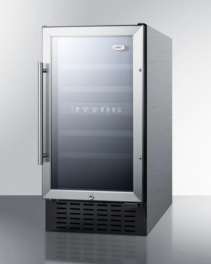 Summit 18" Wide Built-In Wine Cellar, ADA Compliant SWC182ZCSSADA-Wine Cellars-The Wine Cooler Club
