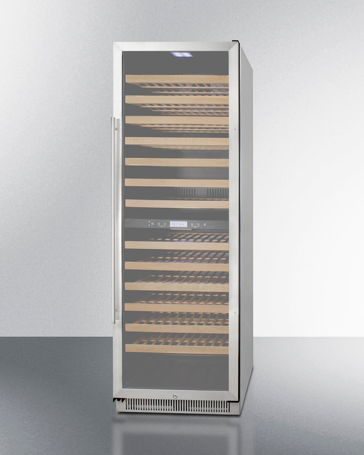 Summit 24" Wide Dual Zone Wine Cellar SWC1966BCSS-Wine Cellars-The Wine Cooler Club