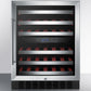 Summit 24" Wide Built-In Wine Cellar SWC530BLBISTCSS-Wine Cellars-The Wine Cooler Club