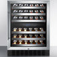 Summit 24" Wide Built-In Wine Cellar SWC530BLBISTCSS-Wine Cellars-The Wine Cooler Club