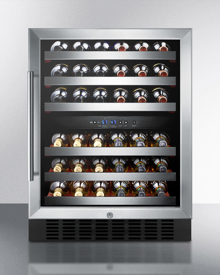 Summit 24" Wide Built-In Wine Cellar SWC530BLBISTCSS-Wine Cellars-The Wine Cooler Club