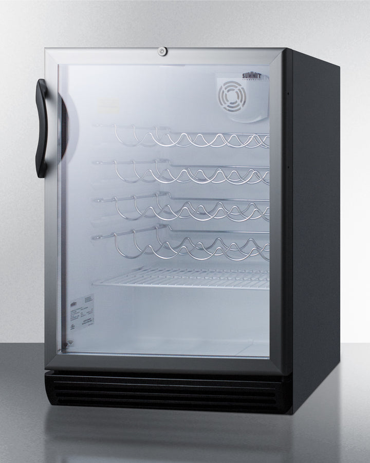 Summit 24" Wide Built-In Wine Cellar, ADA Compliant SWC6GBLBIADA-Wine Cellars-The Wine Cooler Club