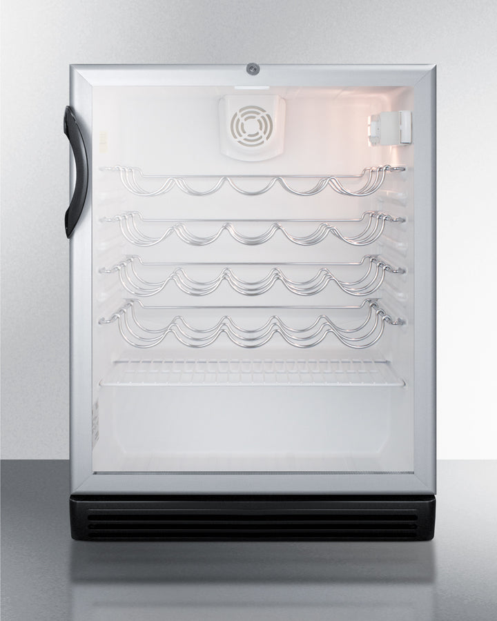 Summit 24" Wide Built-In Wine Cellar, ADA Compliant SWC6GBLBIADA-Wine Cellars-The Wine Cooler Club