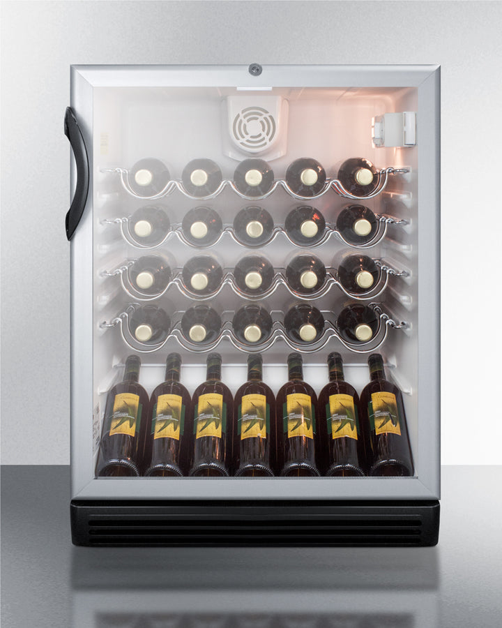 Summit 24" Wide Built-In Wine Cellar, ADA Compliant SWC6GBLBIADA-Wine Cellars-The Wine Cooler Club
