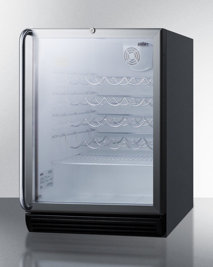 Summit 24" Wide Built-In Wine Cellar, ADA Compliant SWC6GBLBISHADA-Wine Cellars-The Wine Cooler Club