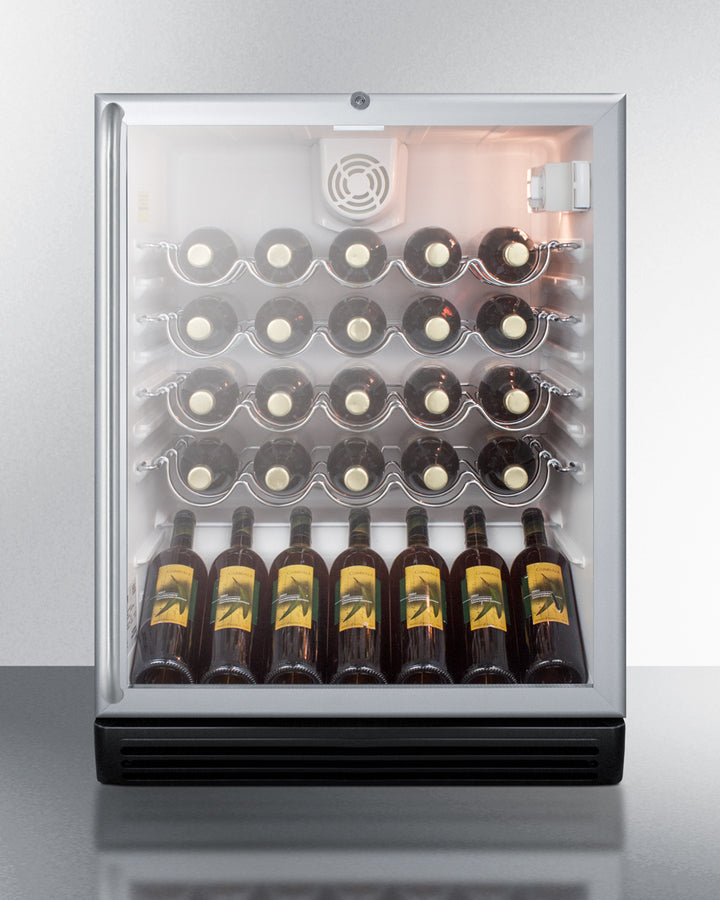 Summit 24" Wide Built-In Wine Cellar, ADA Compliant SWC6GBLBISHADA-Wine Cellars-The Wine Cooler Club