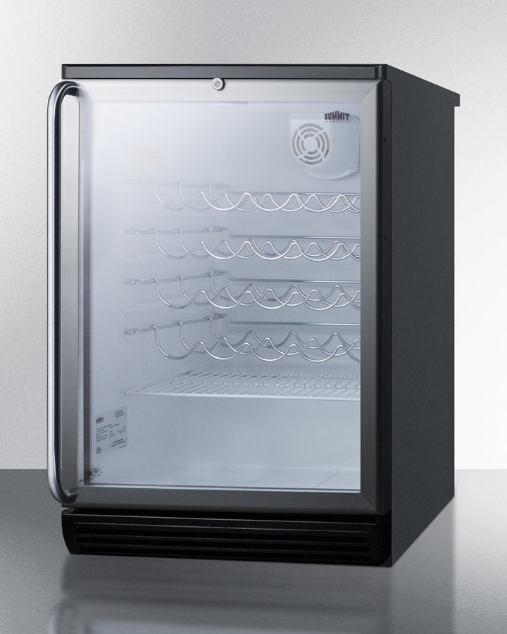 Summit 24" Wide Wine Cellar SWC6GBLSH-Wine Cellars-The Wine Cooler Club