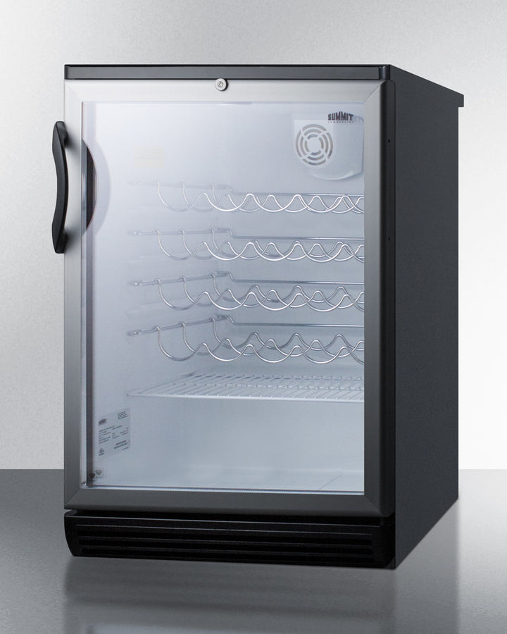 Summit 24" Wide Built-In Wine Cellar SWC6GBLBI-Wine Cellars-The Wine Cooler Club