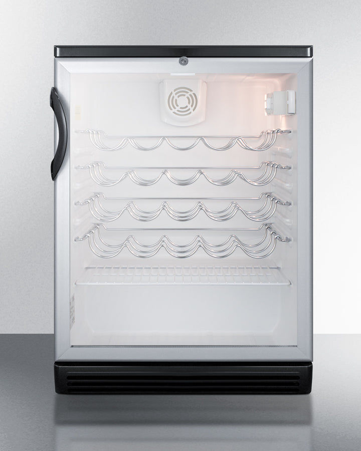Summit 24" Wide Built-In Wine Cellar SWC6GBLBI-Wine Cellars-The Wine Cooler Club