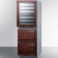 Summit 24" Wide Combination Dual-Zone Wine Cellar and 2-Drawer All-Freezer (Panels Not Included) SWCDAF24PNR-Wine Cellars-The Wine Cooler Club
