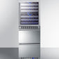 Summit 24" Wide Combination Dual-Zone Wine Cellar and 2-Drawer All-Refrigerator SWCDAR24-Wine Cellars-The Wine Cooler Club
