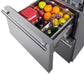 Summit 24" Wide Combination Dual-Zone Wine Cellar and 2-Drawer All-Refrigerator SWCDAR24-Wine Cellars-The Wine Cooler Club