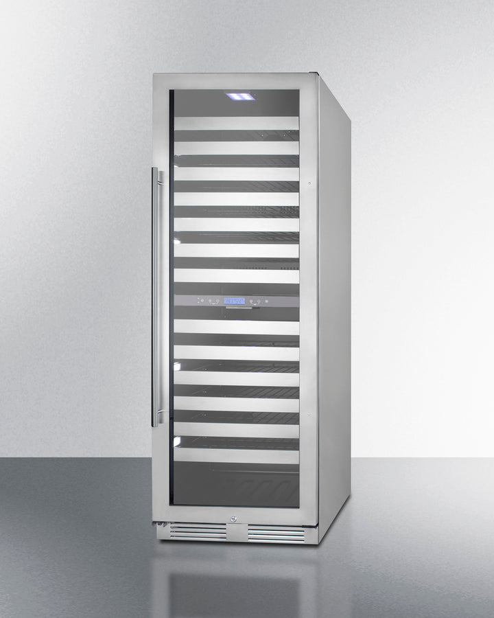 Summit 24" Wide Dual-Zone Wine Cellar SWCP2163CSS-The Wine Cooler Club