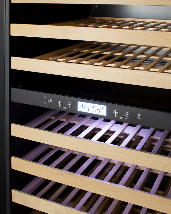 Summit 24" Wide Dual Zone Wine Cellar SWC1966BCSS-Wine Cellars-The Wine Cooler Club