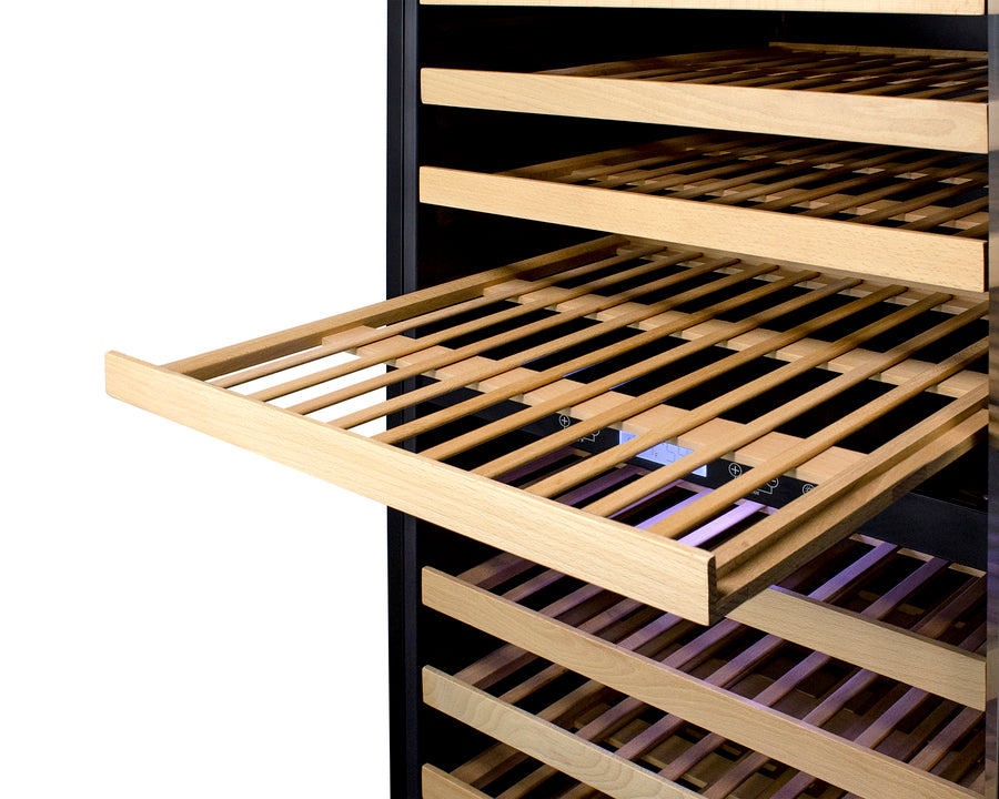 Summit 24" Wide Dual Zone Wine Cellar SWC1966BCSS-Wine Cellars-The Wine Cooler Club